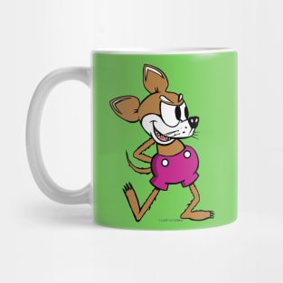 Vintage Chihuahua cartoon- light brown Mug